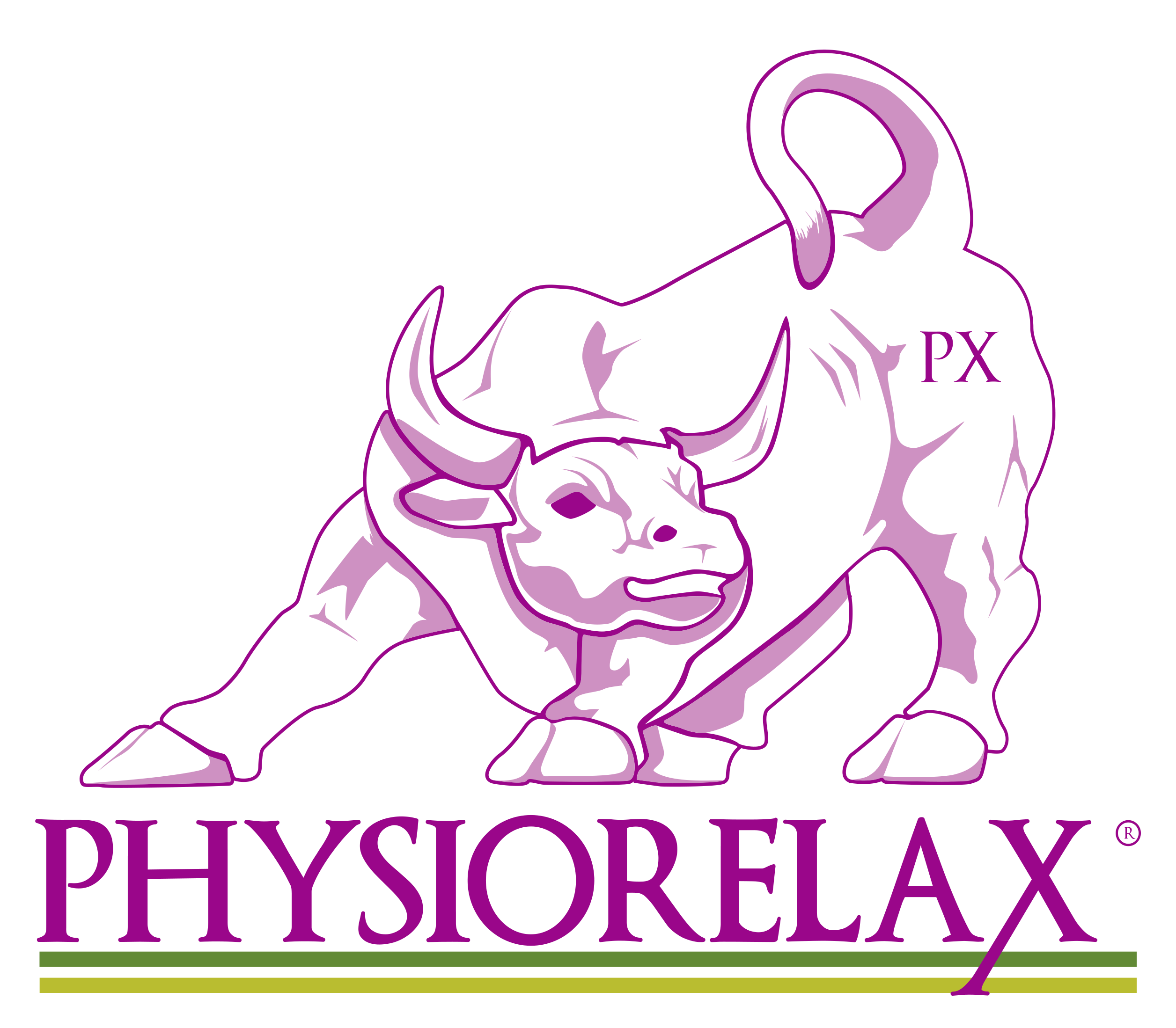 LOGOTIPO PHYSIORELAX VERTICAL BLANCO 20cm